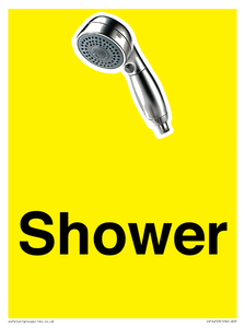 Shower Dementia Friendly Yellow 